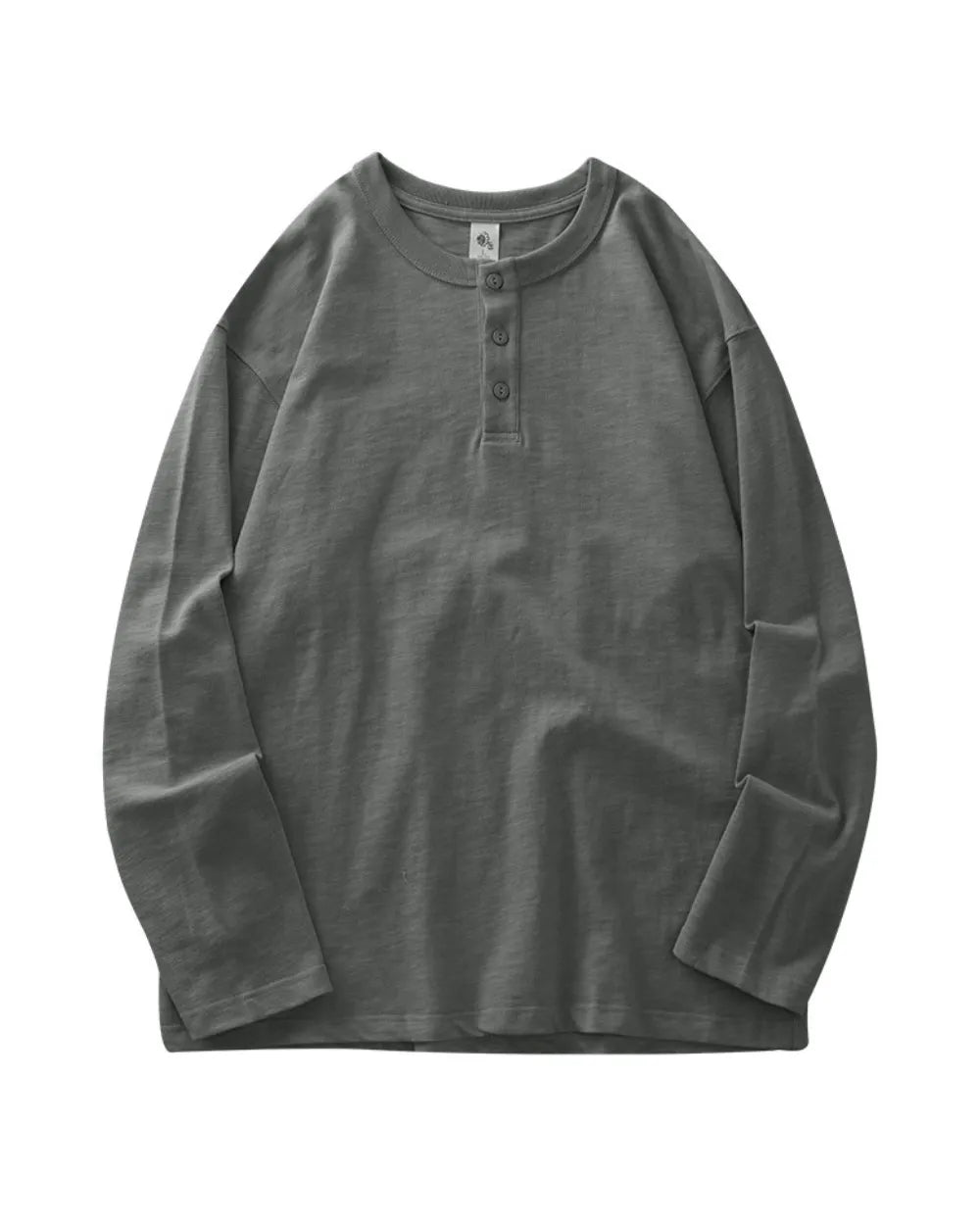 HENLEY NECK LONG SLEEVE TEE W1819