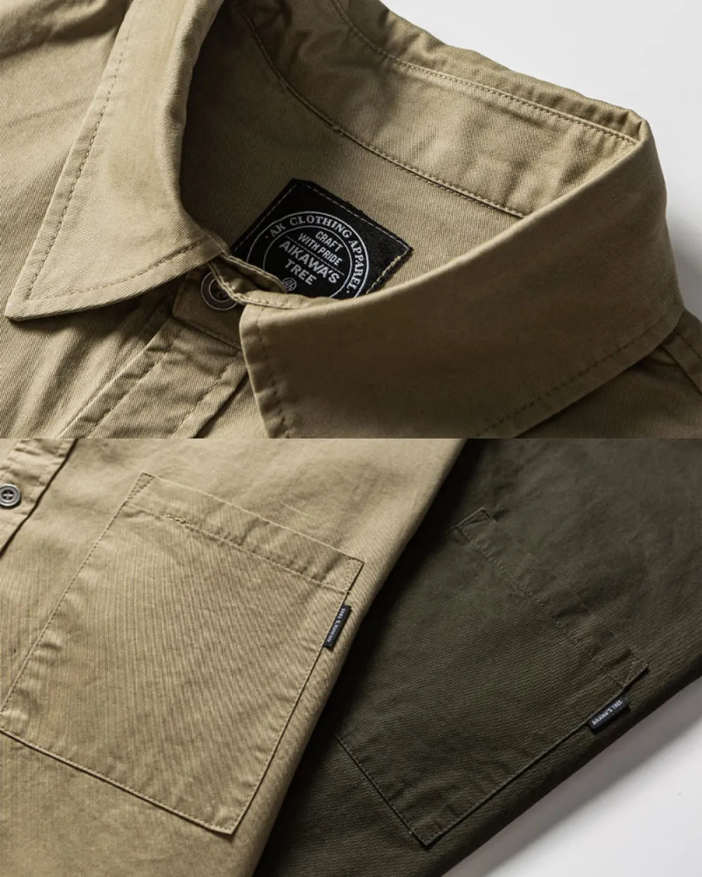 LOOSE WASHED WORK SHIRTS W1854