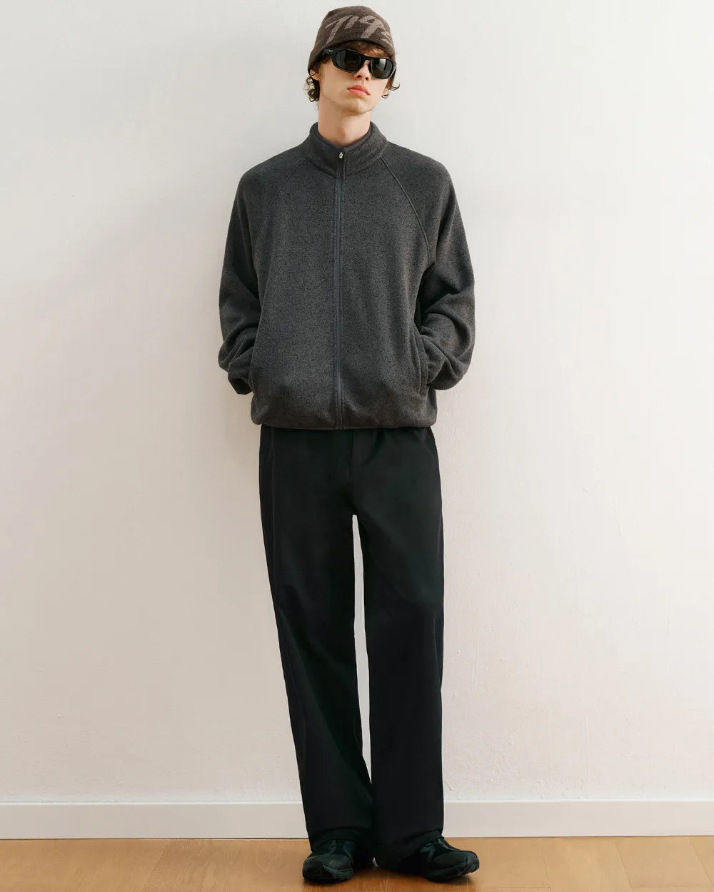 FLEECE STAND ZIP JACKET W1895