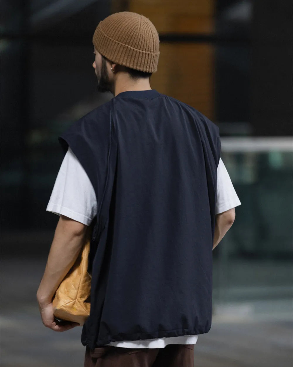 DETACHABLE SLEEVE 2WAY JACKET W1900