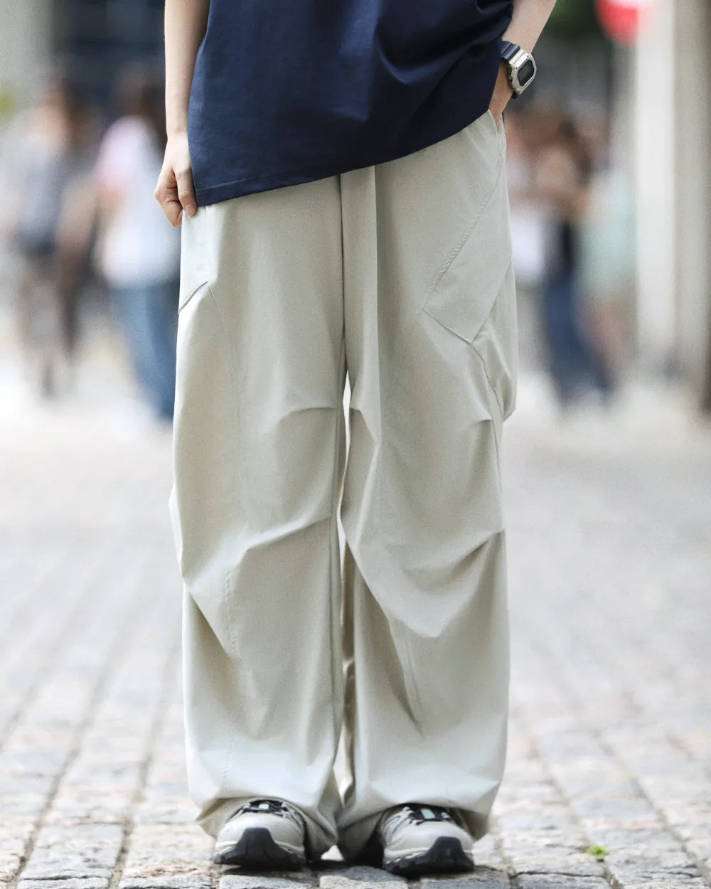 SWITCHING WIDE CARGO PANTS W1811