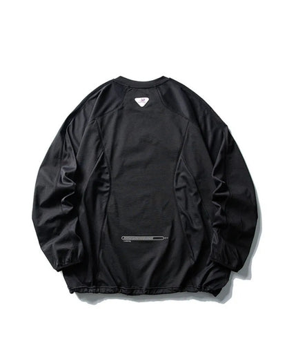 PANELLED TECH LONG TEE W1874