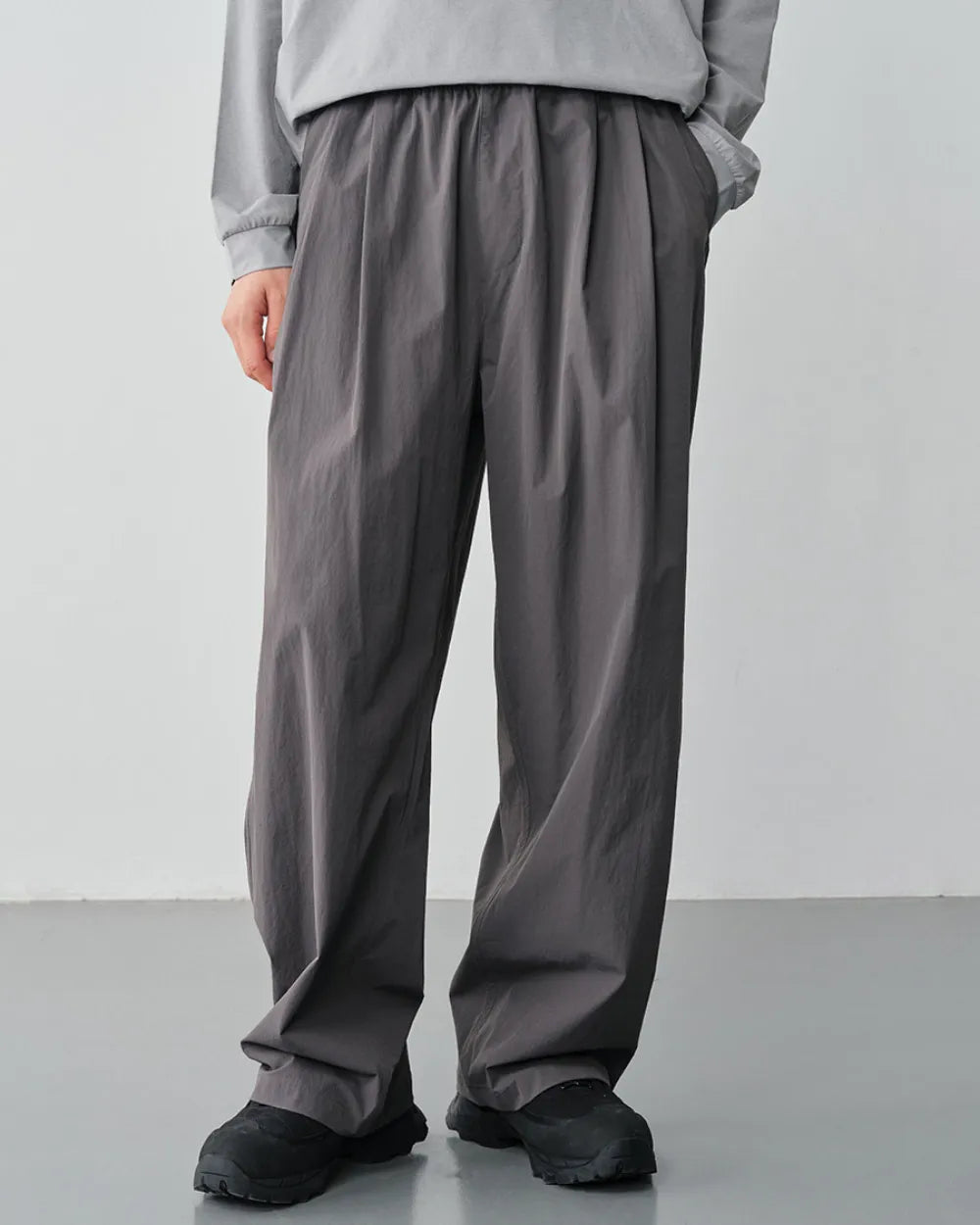 RELAXED TUCK EASY PANTS W1888
