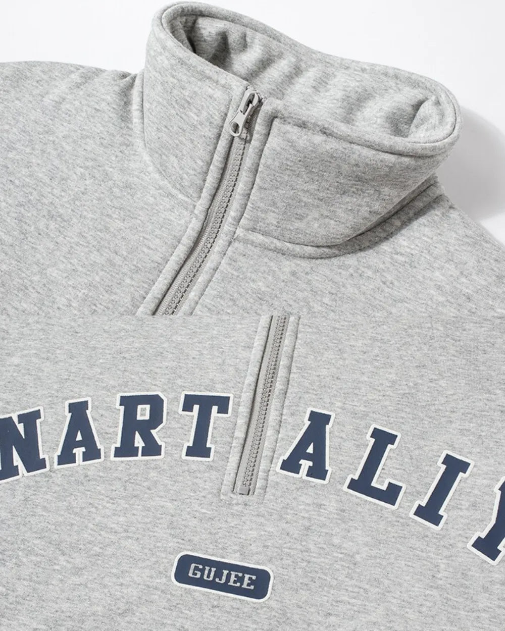 HALF ZIP ARCH LOGO SWEAT W1860