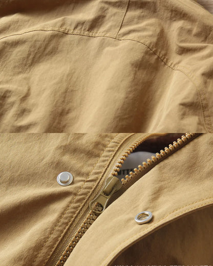 FLEECE LINED STAND COLLAR JACKET W1997