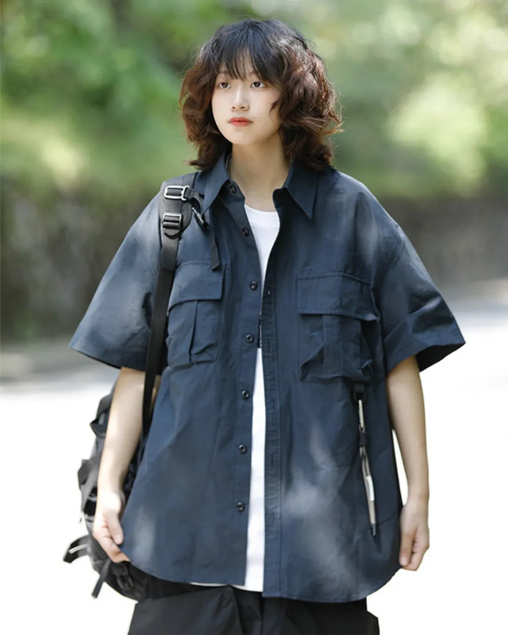 UTILITY LOOSE SHIRTS W1798