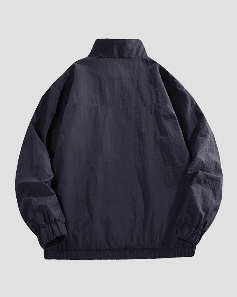 NYLON HIGH NECK ZIPPER JACKET W1953