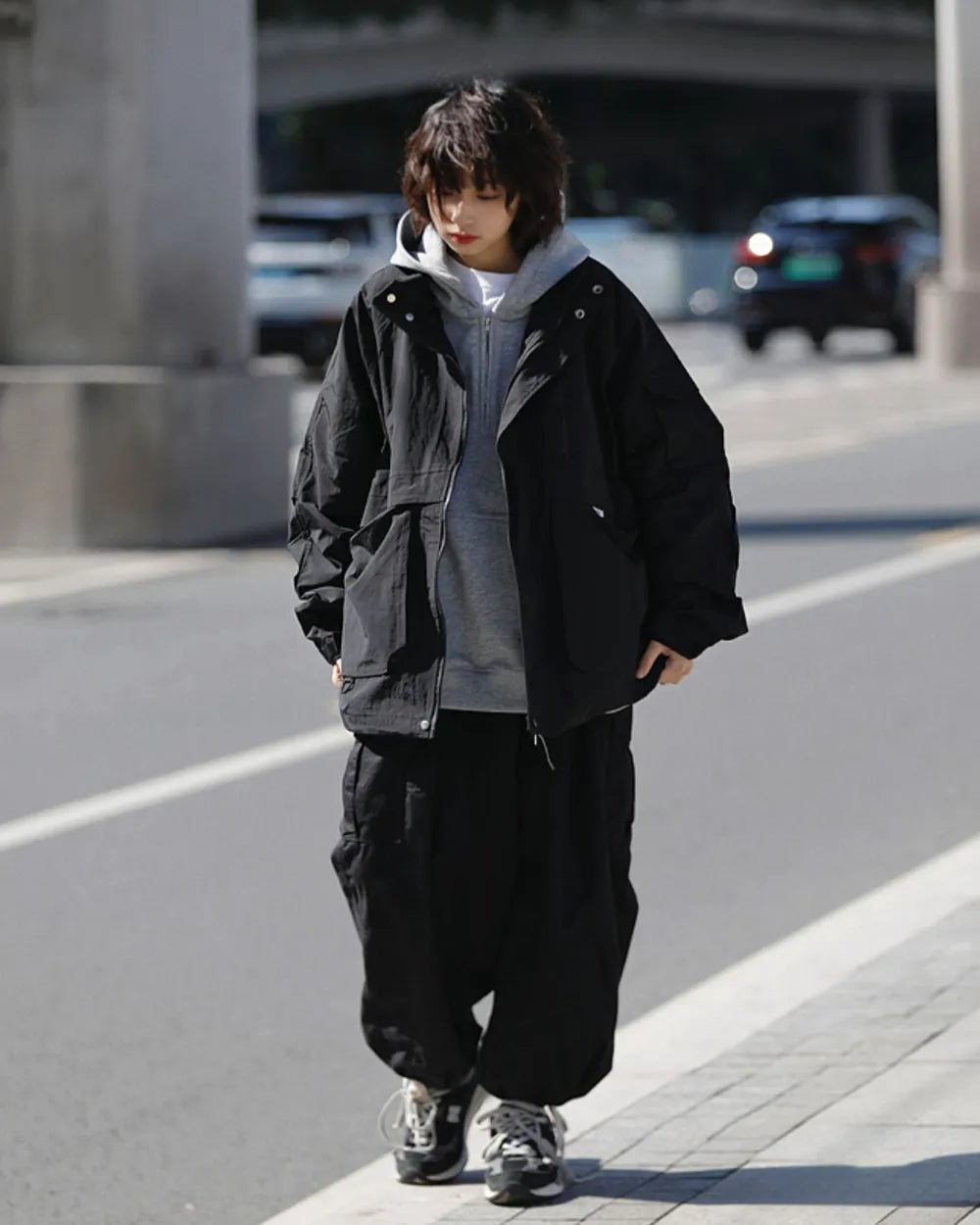 OVERSIZED TACTICAL JACKET W1870
