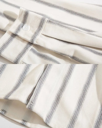 STRIPE LONG SLEEVE SHIRT W1820