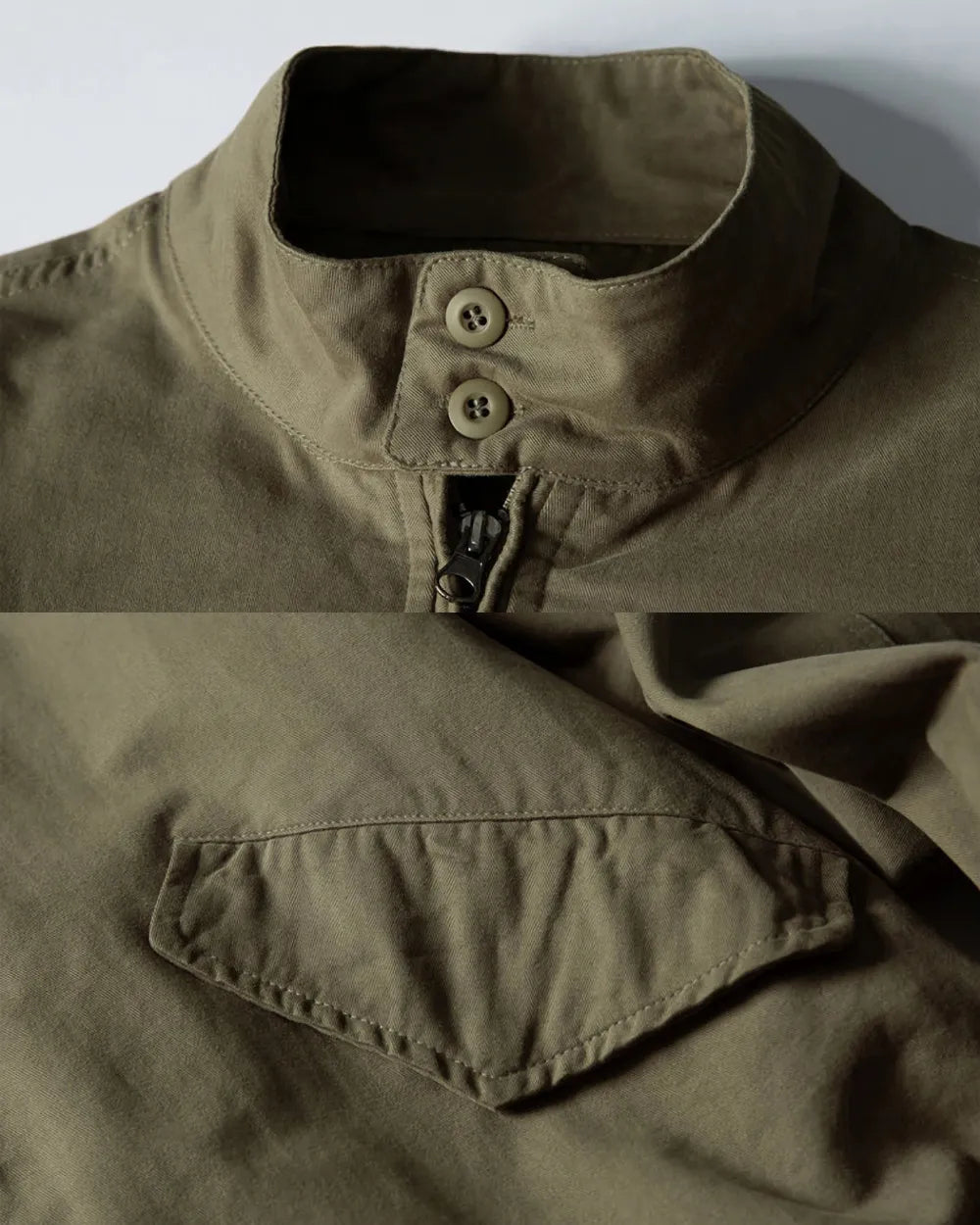 STAND COLLAR ZIP JACKET W1993