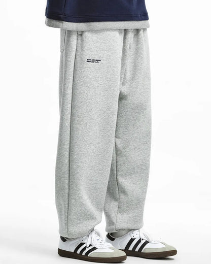 WIDE EMBROIDERED SWEAT PANTS W1861