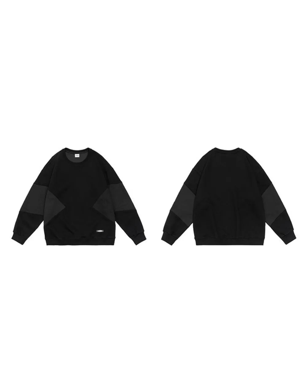 PANELLED RIBBED SWEAT W1879