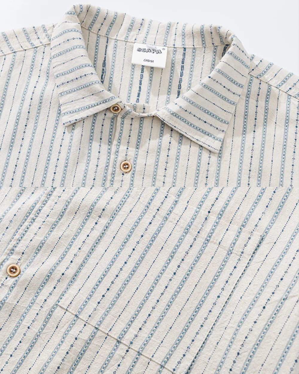 STRIPE SHORT SLEEVE SHIRT W1812
