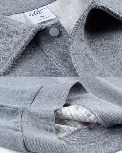 COLLAR SWEAT LOOSE POLO W1855
