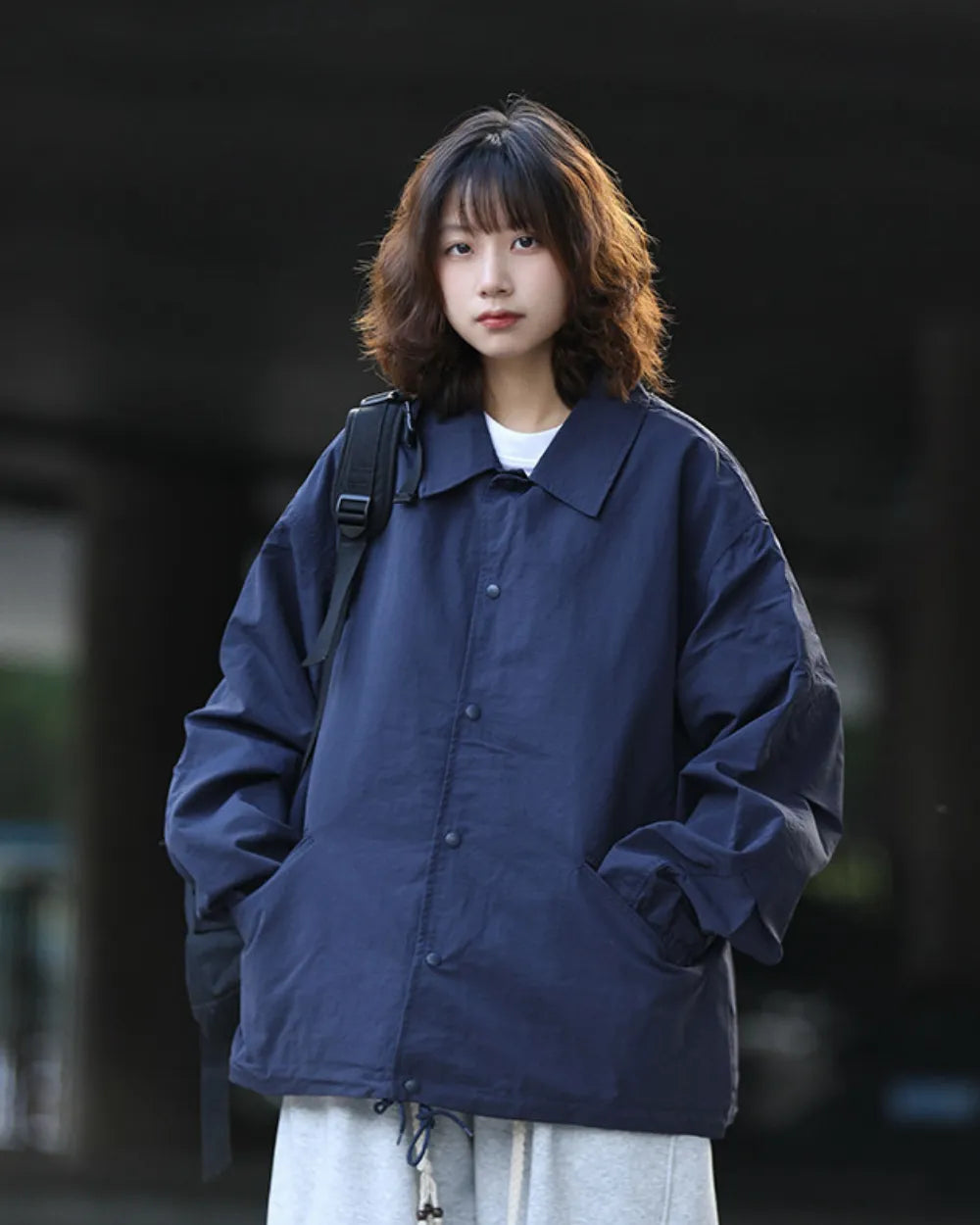 OVERSIZED COACH JACKET W1876