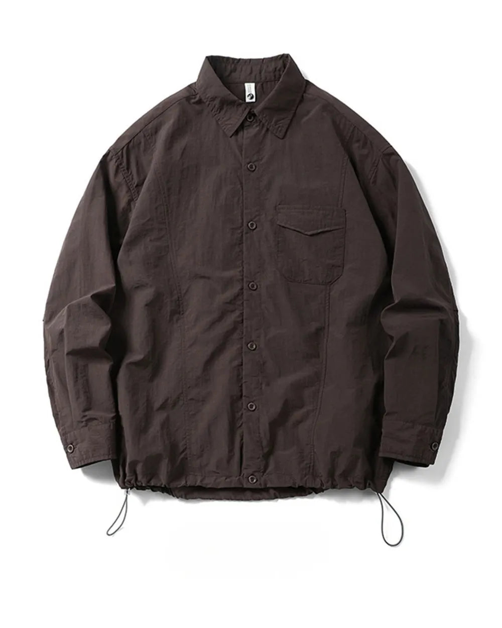 DRAWSTRING NYLON SHIRT W1956