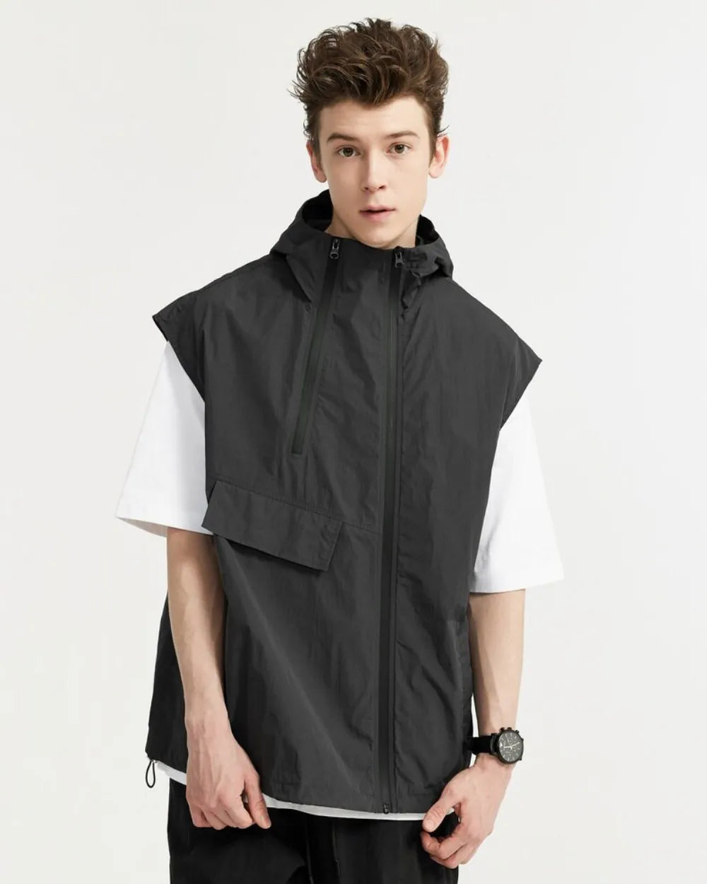TACTICAL HOODED VEST W1799