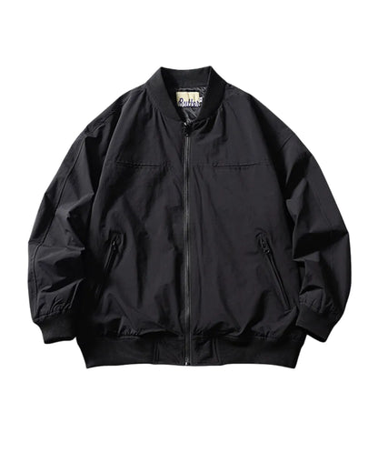 CASUAL ZIP UP ZIPPER JACKET W1925