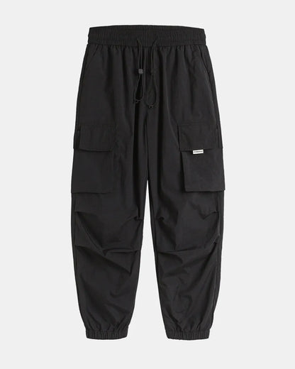 TACTICAL NYLON WIDE CARGO PANTS W1851