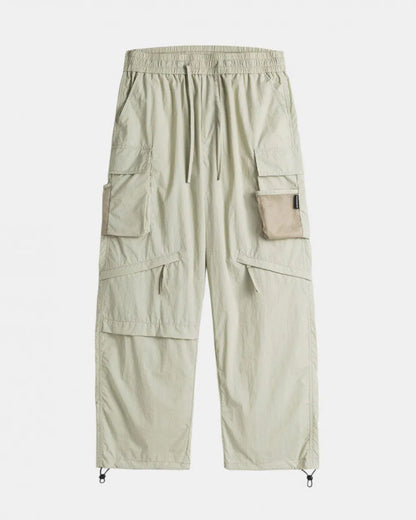 MULTI POCKET NYLON CARGO PANTS W1853