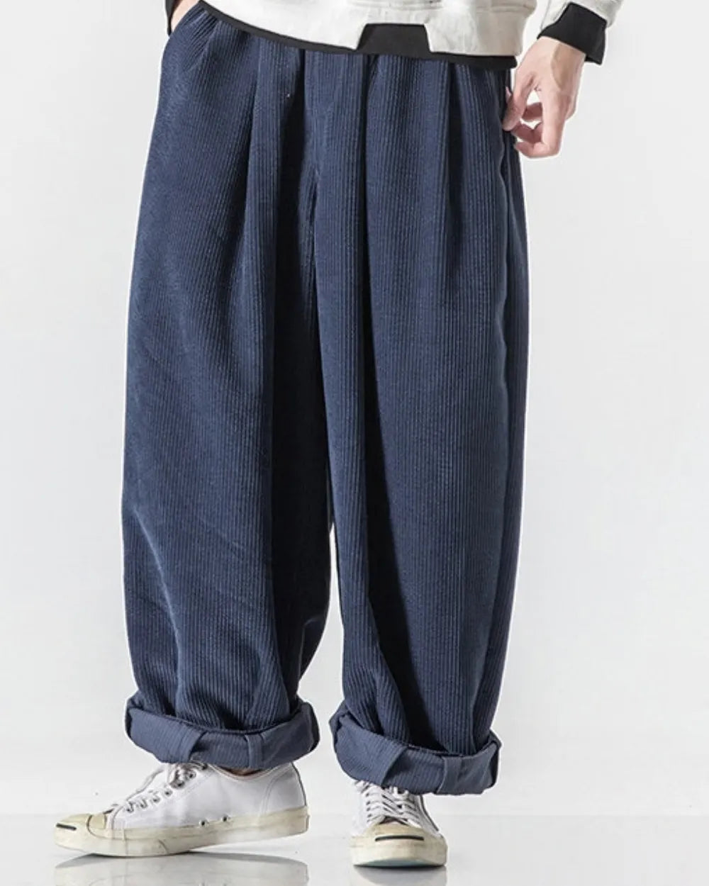 CORDUROY WIDE PANTS W1964