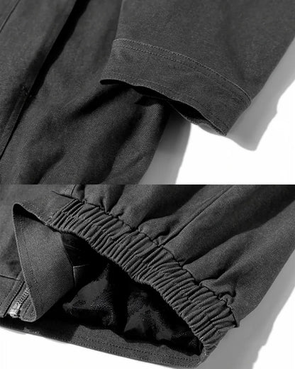 COLLAR ZIPPER LOOSE JACKET W1959