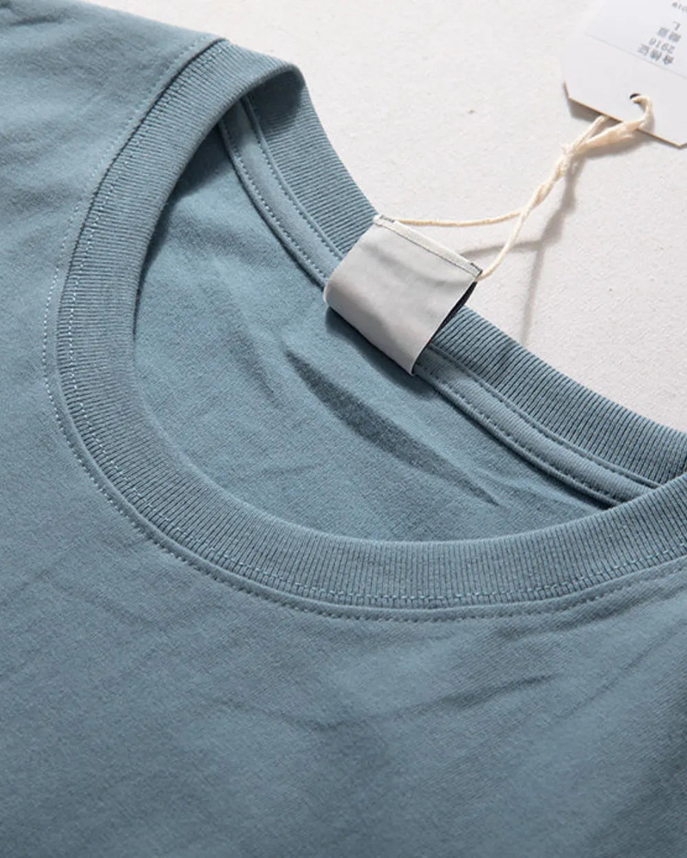 CAMPING EMBROIDERED LOOSE LONG TEE W1975