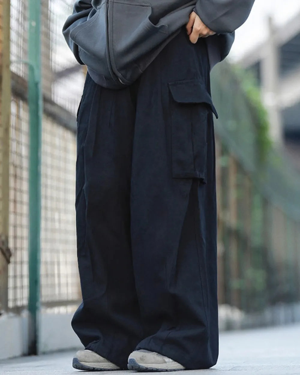 POCKET WIDE CARGO PANTS W1941