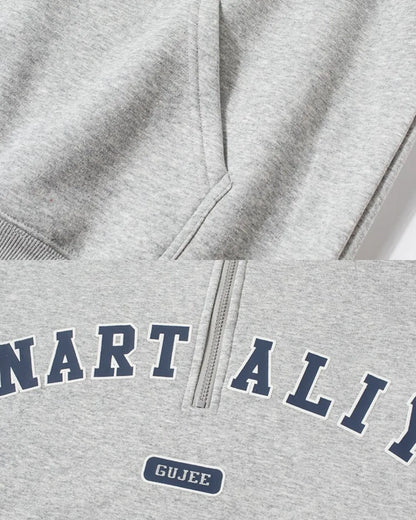 HALF ZIP ARCH LOGO SWEAT W1860