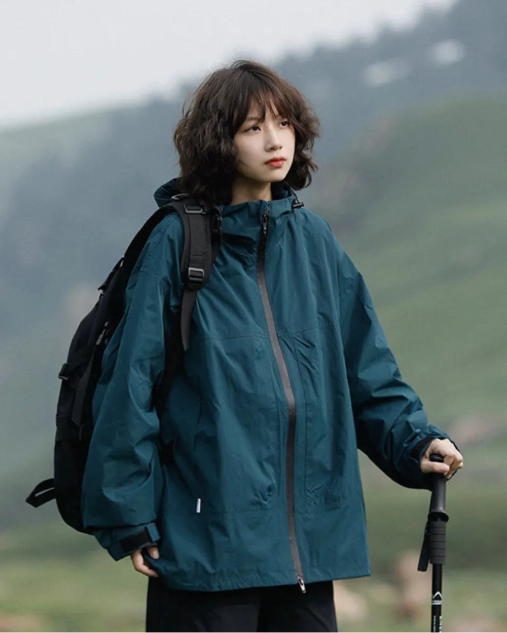 NYLON HOODED TACTICAL JACKET W1901