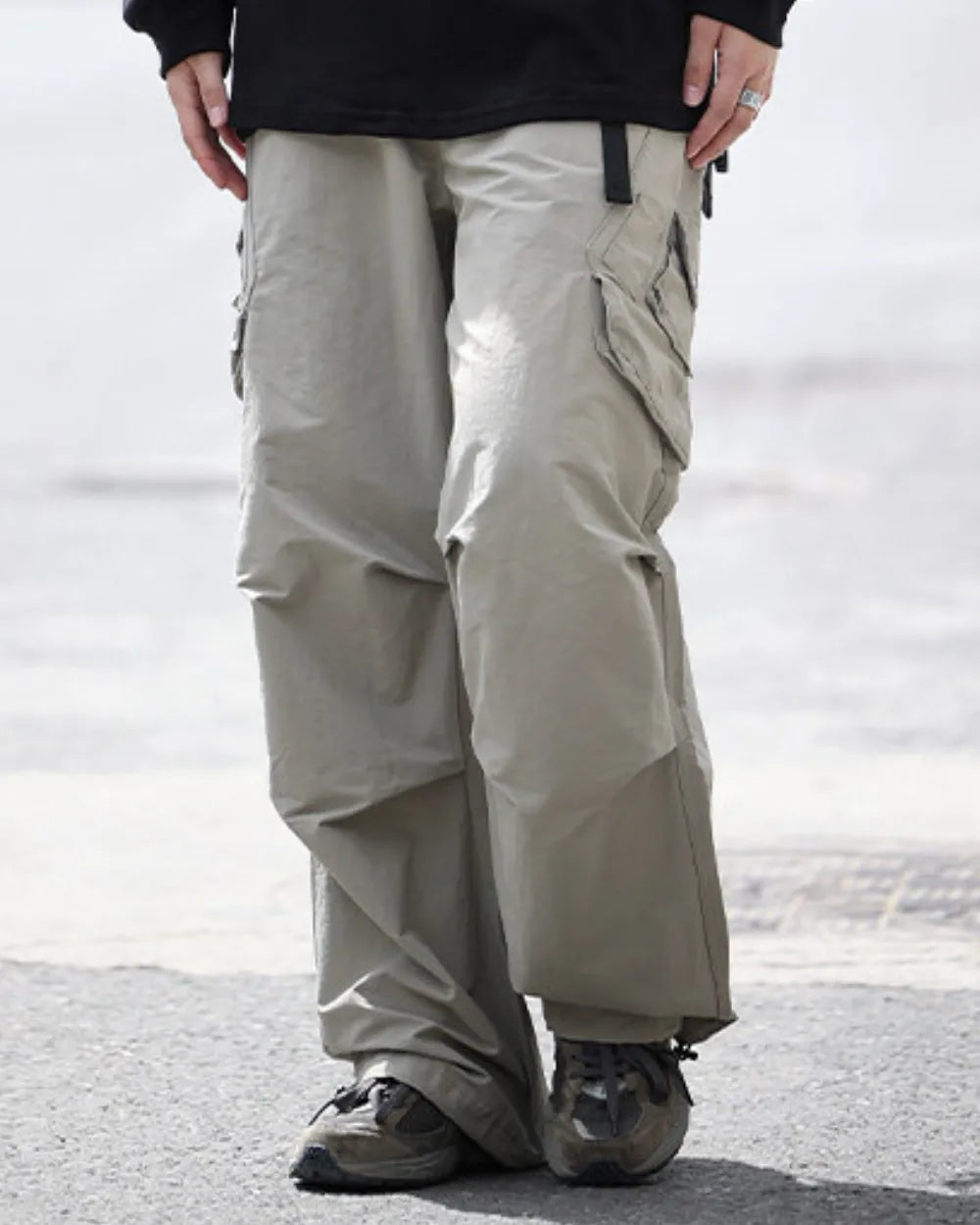 LOOSE FIT TACTICAL CARGO PANTS W1872