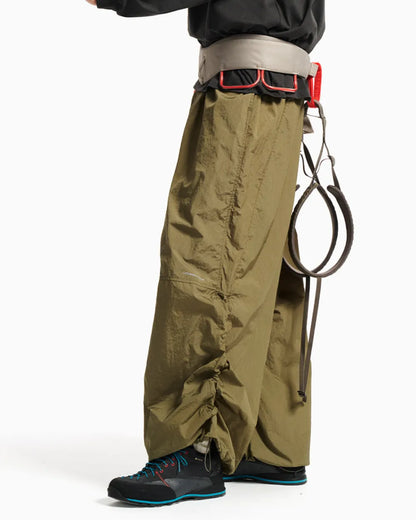 NYLON WIDE SNOW PANTS W1894