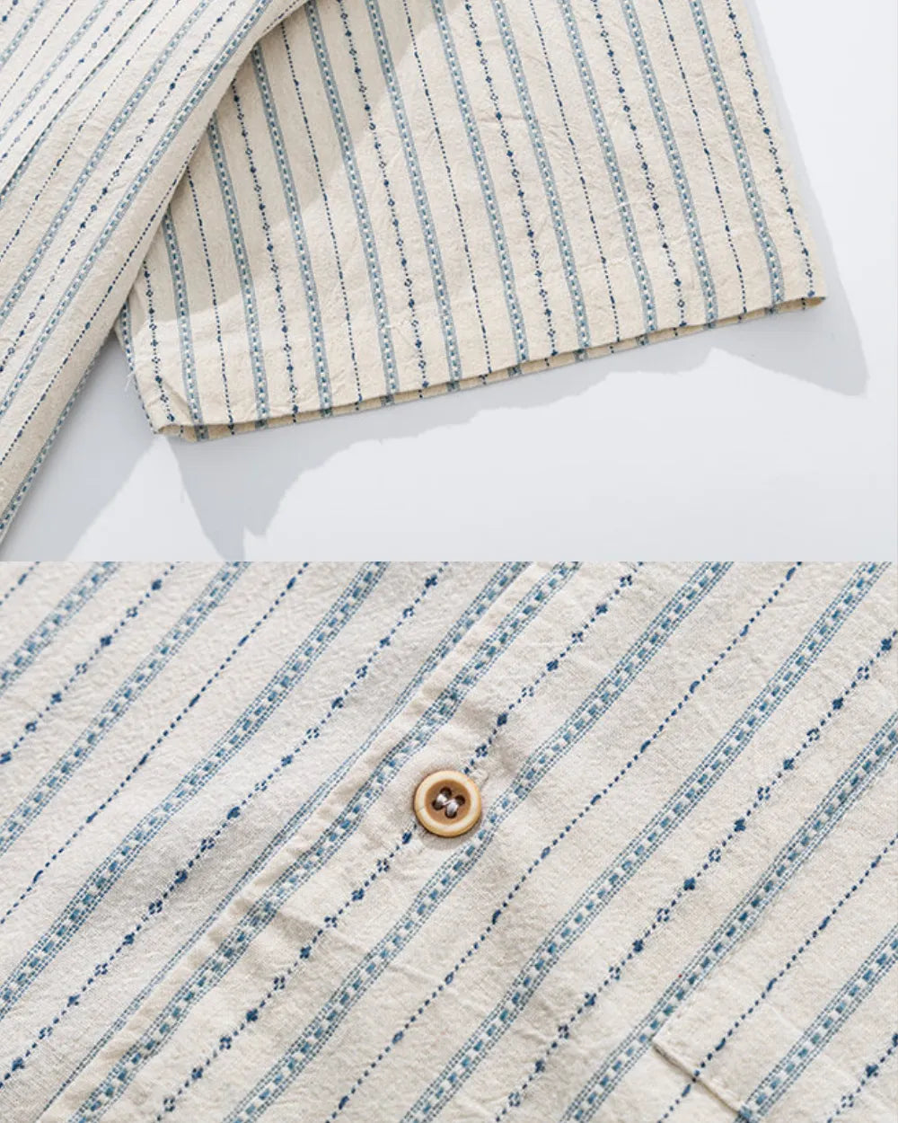 STRIPE SHORT SLEEVE SHIRT W1812