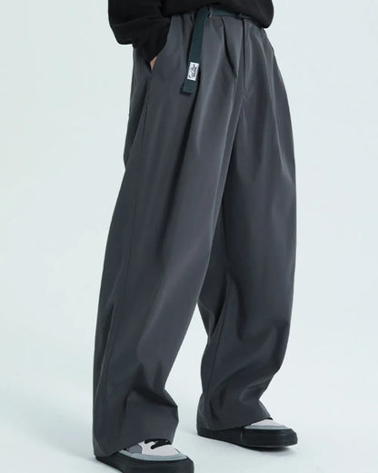 TUCK BELTED WIDE PANTS W1823