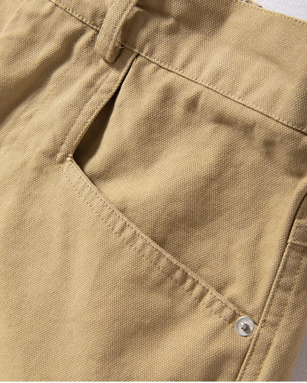 LOOSE FIT CURVED CARGO PANTS W1990
