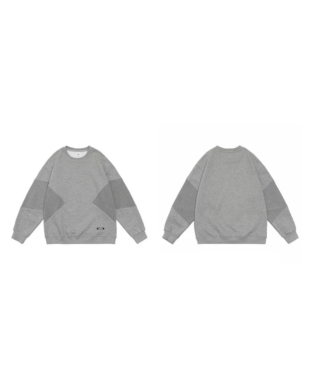 PANELLED RIBBED SWEAT W1879