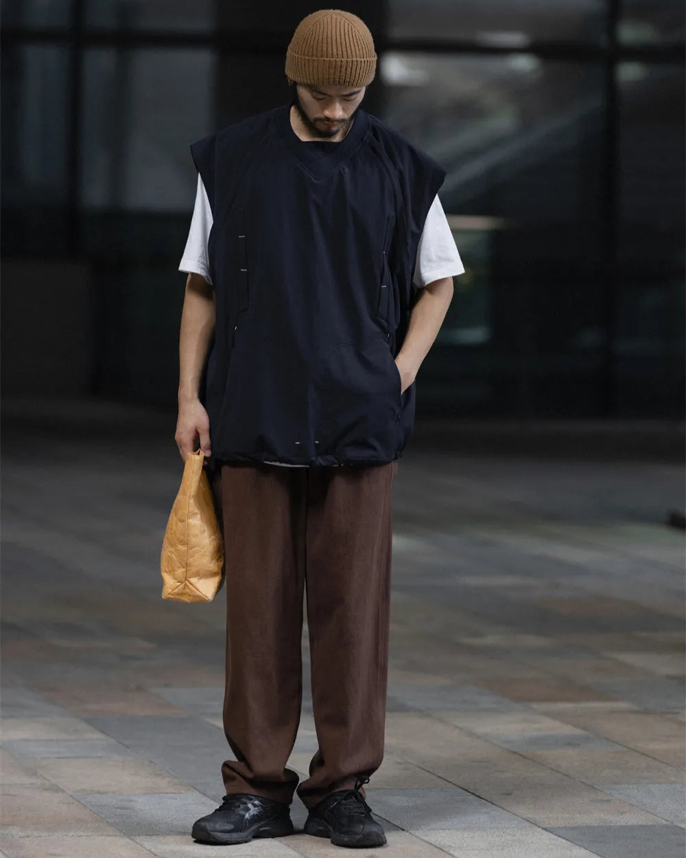 DETACHABLE SLEEVE 2WAY JACKET W1900