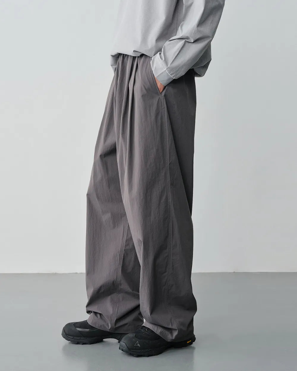 RELAXED TUCK EASY PANTS W1888