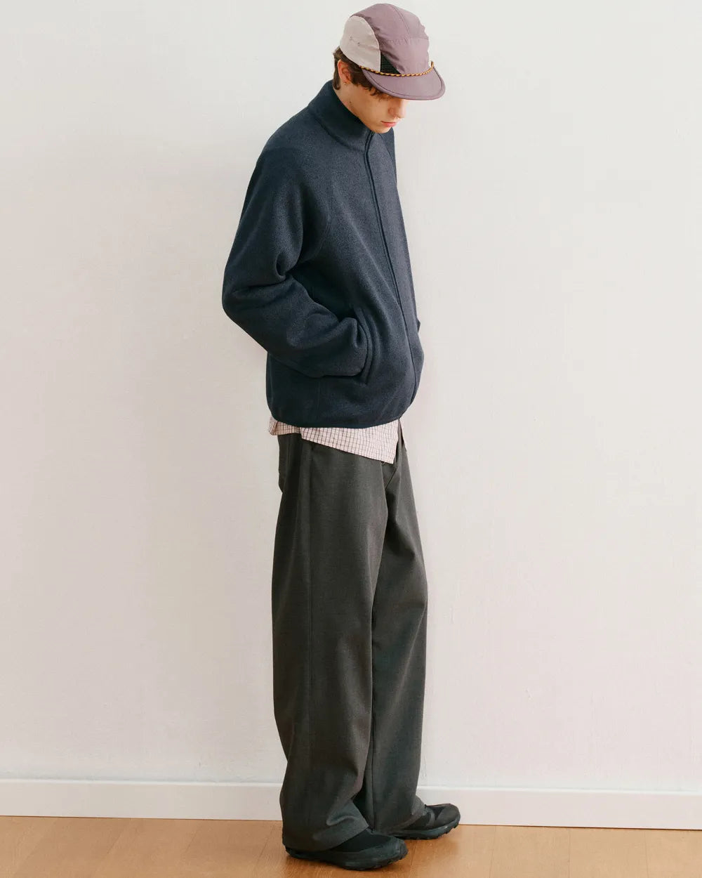 FLEECE STAND ZIP JACKET W1895