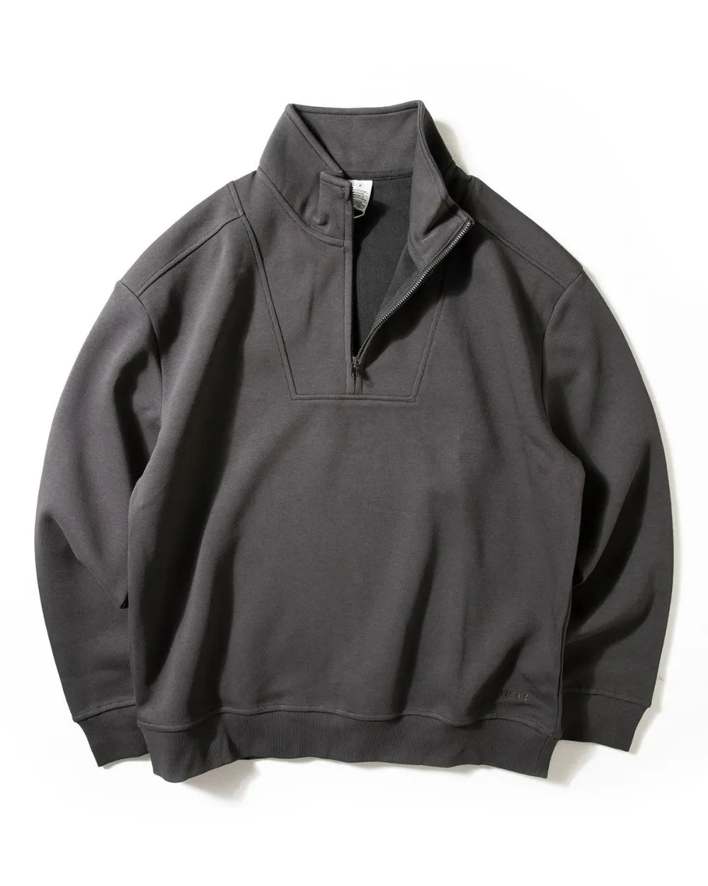 HALF ZIP STAND COLLAR SWEATSHIRT W1957
