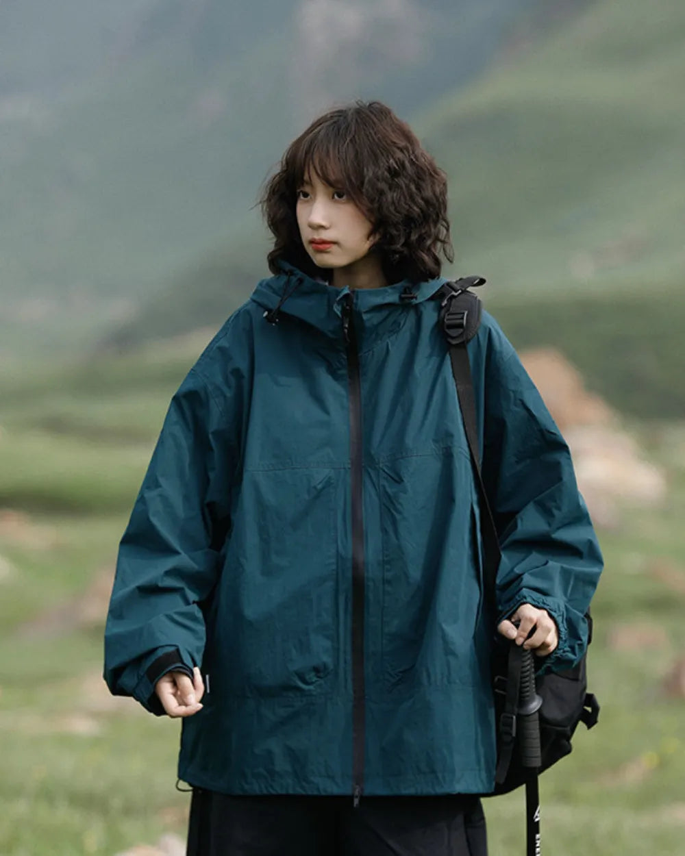 NYLON HOODED TACTICAL JACKET W1901