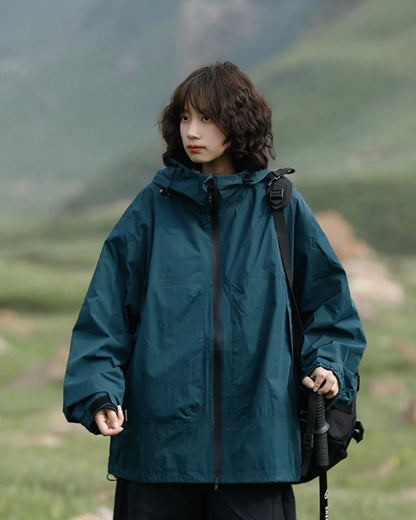 NYLON HOODED TACTICAL JACKET W1901