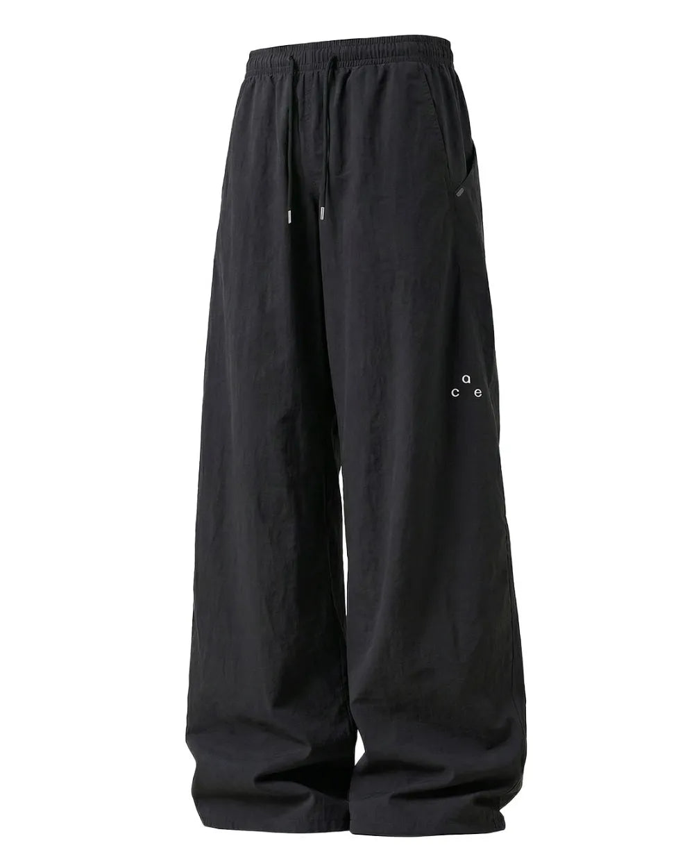 NYLON WIDE EASY PANTS W1904
