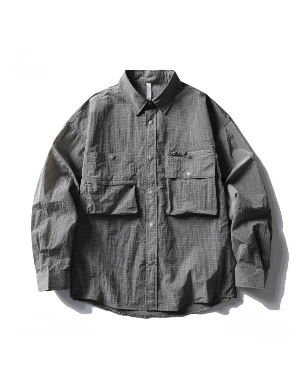 POCKET LOOSE LONG SLEEVE SHIRTS W1834