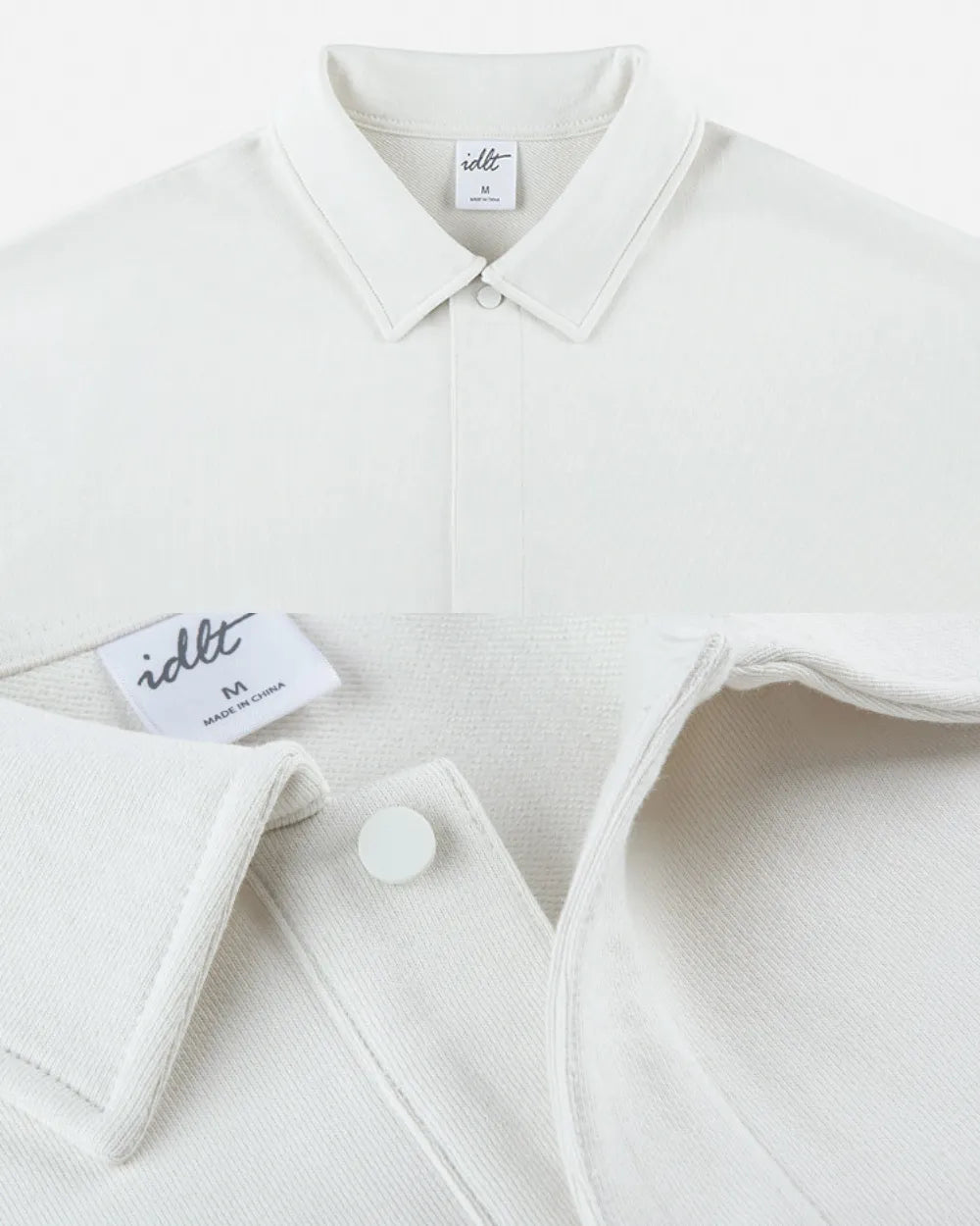 COLLAR SWEAT LOOSE POLO W1855