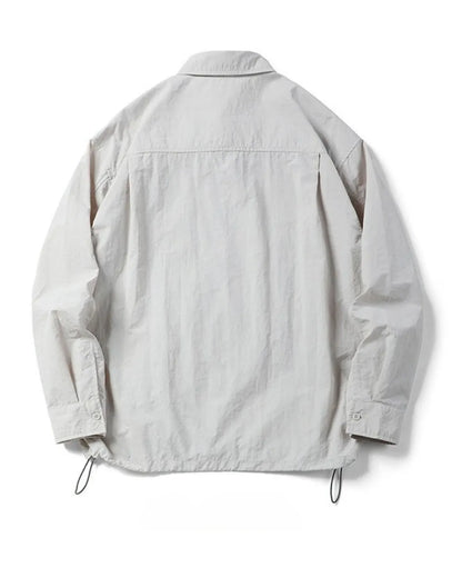 DRAWSTRING NYLON SHIRT W1956