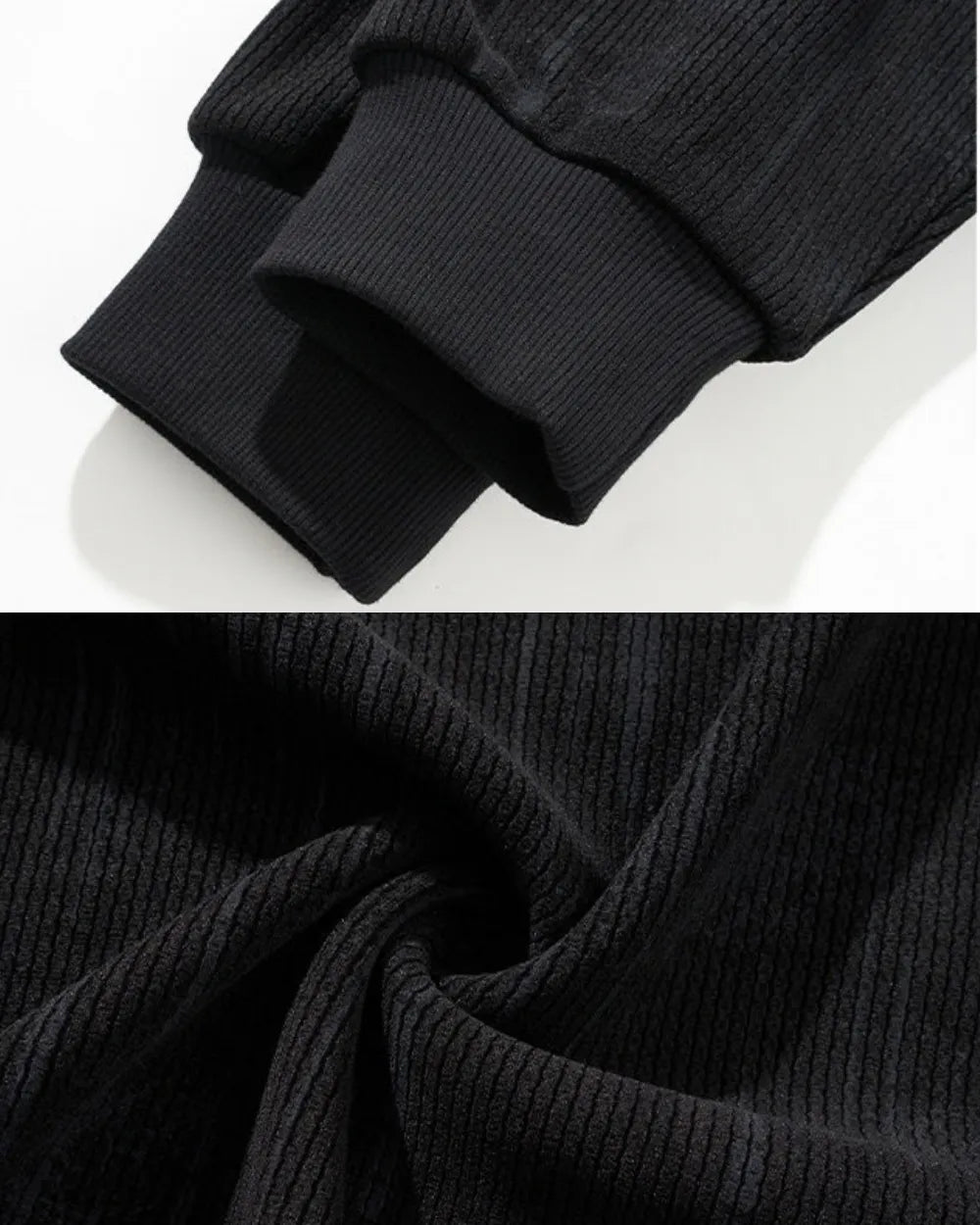 CORDUROY POLO SWEAT SHIRT W1946