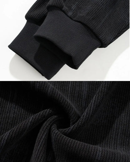 CORDUROY POLO SWEAT SHIRT W1946
