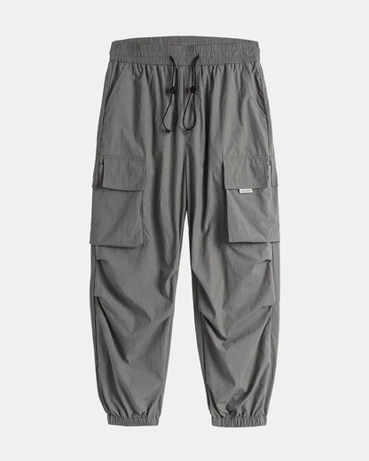 TACTICAL NYLON WIDE CARGO PANTS W1851