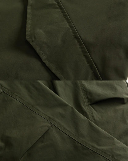 HOODED OVERSIZE PARKA COAT W1978